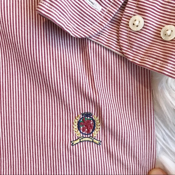 Tommy Hilfiger - Oxford shirt with mandarin collar - Picture 5 of 8